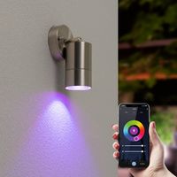 Lago kantelbare wandlamp - Smart - IP44 - Incl. RGBWW GU10 spotje - WiFi & Bluetooth - Spotlight voor binnen en buiten - Geschikt als wandspot en plaf - thumbnail