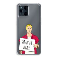 Gimme a call: Oppo Find X3 Pro Transparant Hoesje