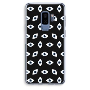 Eyes pattern: Samsung Galaxy S9 Plus Transparant Hoesje