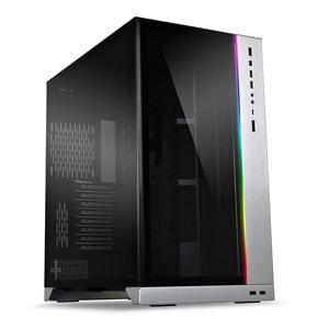 Lian Li O11Dynamic XL (ROG Certified) Midi-tower Gaming-behuizing Zilver Geïntegreerde verlichting, Zijvenster, Stoffilter