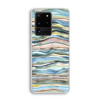 Watercolor Agate: Samsung Galaxy S20 Ultra Transparant Hoesje Watercolor Agate: Samsung Galaxy S20 Ultra Transparant Hoesje