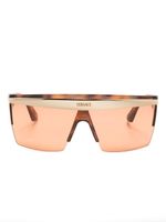 Versace Eyewear lunettes de soleil à monture oversize - Marron