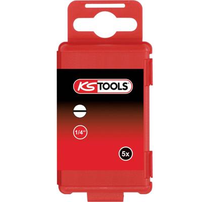 KS Tools 911.8403 Gleuf-bit 1.5 mm Speciaal staal E 6.3 5 stuk(s)
