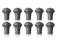 Vacu Vin Wijnstopper Vacuum Wine Stopper - Grijs - 10 stuks