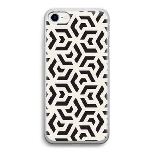 Crazy pattern: iPhone SE 2020 Transparant Hoesje