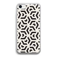 Crazy pattern: iPhone SE 2020 Transparant Hoesje