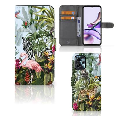 Telefoonhoesje | Met pasjeshouder | voor Motorola Moto G13 | G23 Jungle