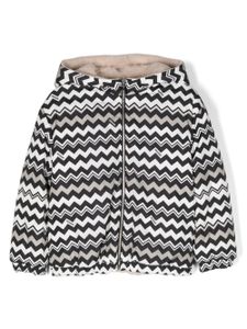 Missoni Kids veste à motif zig-zag - Noir