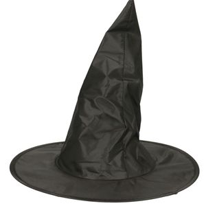 Verkleed heksenhoed - zwart - voor dames - Halloween hoofddeksels