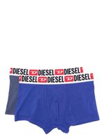 Diesel boxers à taille logo (lot de deux) - Bleu