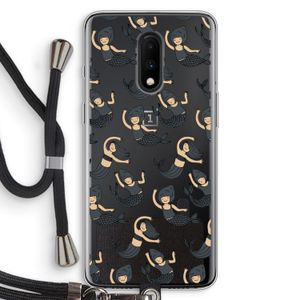 Zeemeermin: OnePlus 7 Transparant Hoesje met koord