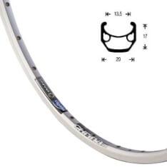 Rigida Ryde velg 28 chrina alu 20mm 36/14