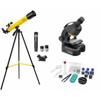 National Geographic Teleskop + Mikroskop Set Refractor-telescoop Azimutaal Achromatisch Vergroting 50 tot 100 x