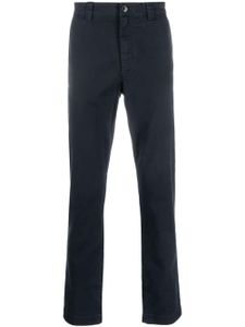 Woolrich pantalon chino en coton à coupe droite - Bleu