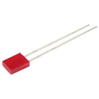 Kingbright Bedrade LED Rood Rechthoekig 2 x 5 mm 2 mcd 110 ° 25 mA 2 V