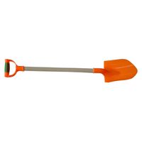 Plastic schep oranje 81 cm   - - thumbnail