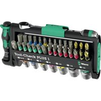 Wera Tool-Check PLUS 1 05049055001 Bitset Plat, Kruiskop Phillips, Kruiskop Pozidriv, Inbus, Binnen-Torx, Torx BO