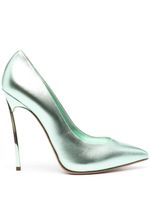 Casadei Blade Flash 130mm leather pumps - Vert