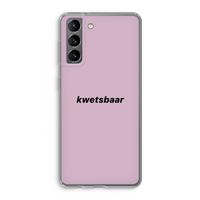 kwetsbaar: Samsung Galaxy S21 Transparant Hoesje