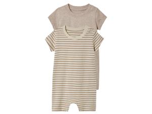lupilu 2 baby pyjama&apos;s (Bruin, 62/68)