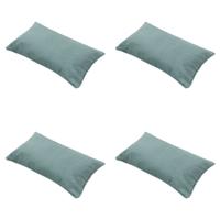 Sierkussen 50x30 Zilver eco-natuur buitenafwerking (4 stuks) Madison - Madison