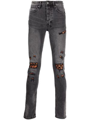 Ksubi jean skinny à finitions effilochées - Noir