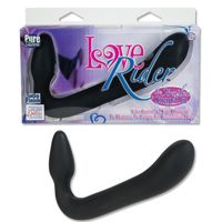 love rider voorbind dildo - zwart - thumbnail