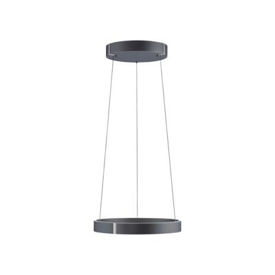 Paul Neuhaus Ronde hanglampPure E-Clipse grijs Ø 50cm - 2560-15