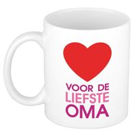 Mok / beker voor de liefste oma 300 ml