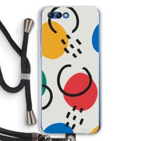 Illustratieve pop 3: Honor 10 Transparant Hoesje met koord