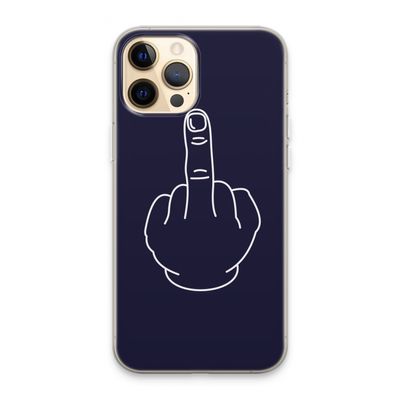 F**k U: iPhone 13 Pro Max Transparant Hoesje