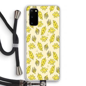 Herfst: Samsung Galaxy S20 Transparant Hoesje met koord