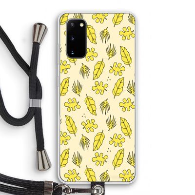 Herfst: Samsung Galaxy S20 Transparant Hoesje met koord