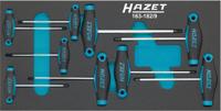 HAZET Schroevendraaierset · met T-greep 163-182/9 · Binnen-TORX®-profiel · 9-delig · T6 · T7 · T8 · T9 · T10 · T15 · T20 · T25 · T30