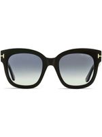 TOM FORD Eyewear lunettes de soleil Beatrix-02 à monture carrée - Noir