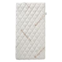 Babymatras van biologisch katoen - 60x120x10 cm - 100% katoen - Afneembare hoes - Geen chemische behandeling