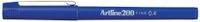 Artline 200 fineliner, blauw