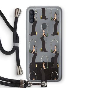 Pop Some Kim: Samsung Galaxy A11 Transparant Hoesje met koord