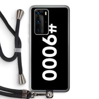 #9000: Huawei P40 Pro Transparant Hoesje met koord