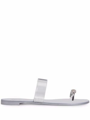Giuseppe Zanotti sandales Ring Plexi - Argent
