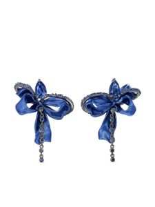 Anabela Chan boucles d'oreilles Cupid's Bow en or 18ct - Bleu