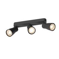 SLV SpotPuri 2.0 Dome zwart 3-lichts - 1008328