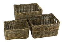 Dr Rieten v-ager mand 50x40x30 bruin