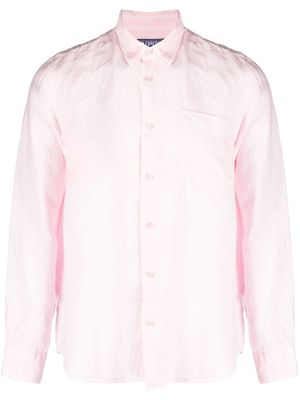 Vilebrequin chemise Caroubis en lin - Rose