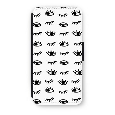 Eye pattern #2: iPhone 7 Flip Hoesje