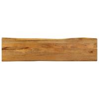 Tafelblad met natuurlijke rand 160x40x2,5 cm massief mangohout