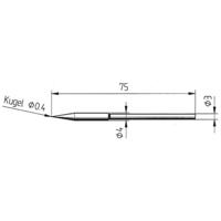 Ersa 212 BD LF Soldeerpunt Potloodvorm Grootte soldeerpunt 0.4 mm Inhoud: 1 stuk(s)