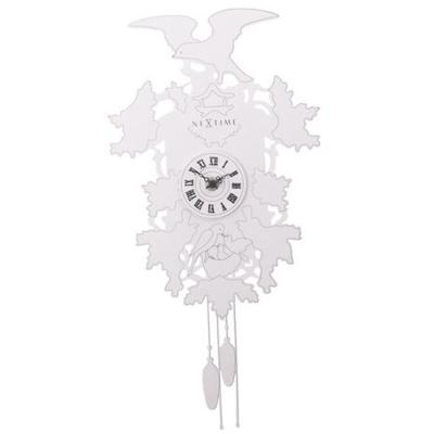 NeXtime klok 2988 cuckoo weeble, 41x21 cm, wall, white
