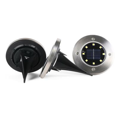Solar buitenlamp - 3x - LED - 12 cm - tuinpad verlichting - IP44 - solar