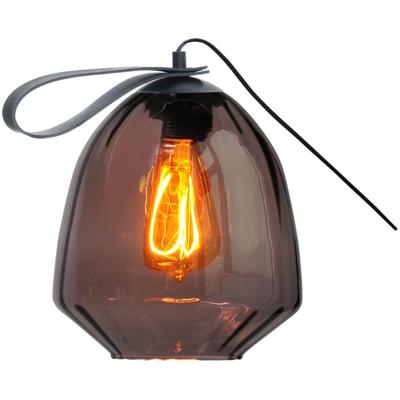 Masterlight TafellampPorto Carry met Nicolette red glas - 4710-05-40-03-13